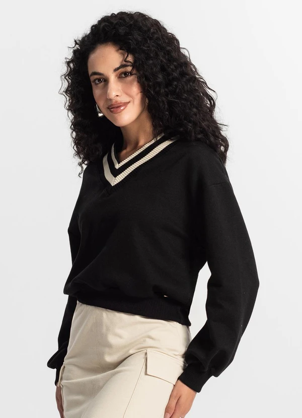 Rovitex - Blusão Feminino Preto