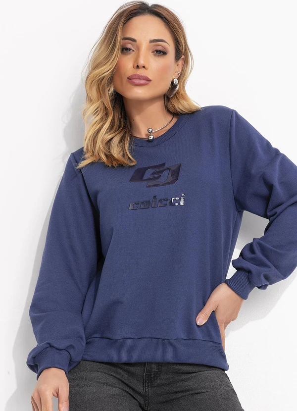 Colcci - Blusão Moletom Azul 3