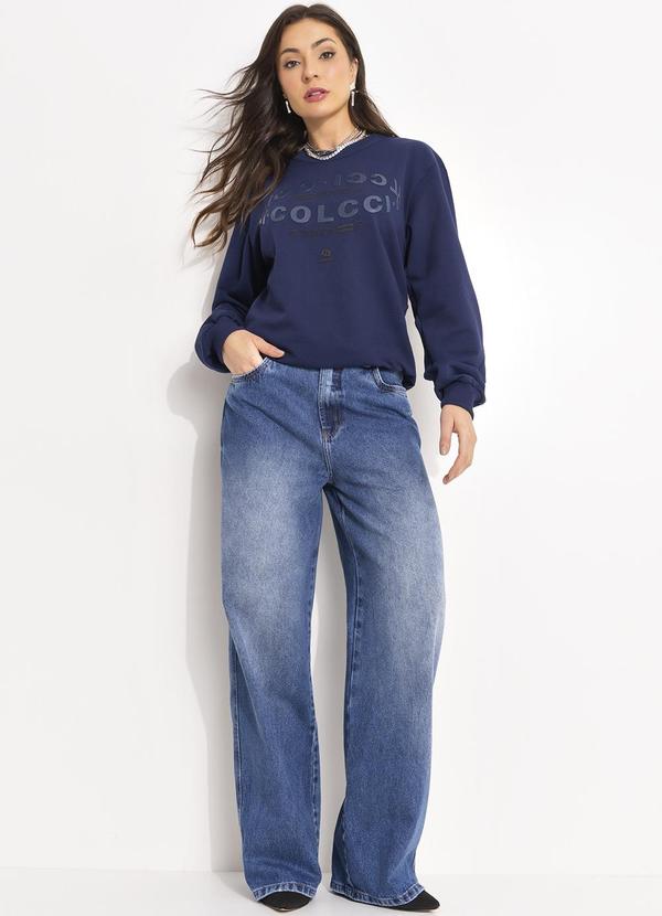 Colcci - Blusão Moletom Azul 3