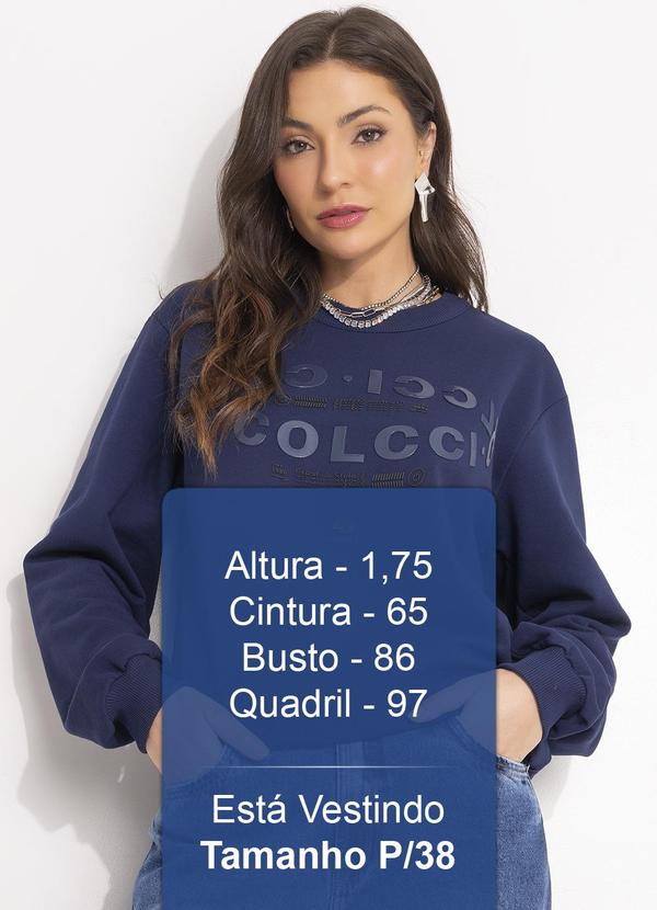 Colcci - Blusão Moletom Azul 5