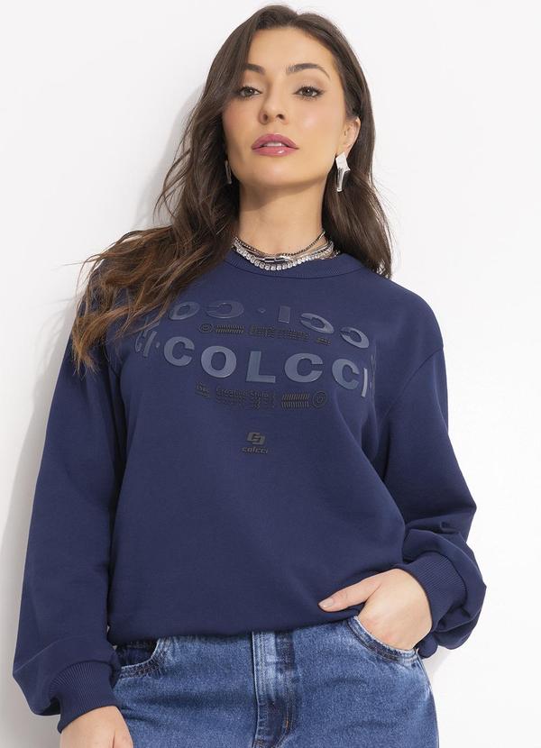 Colcci - Blusão Moletom Azul 6