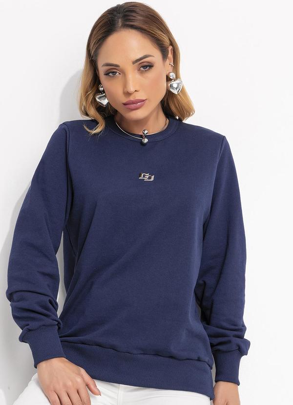 Colcci - Blusão Moletom Azul 1