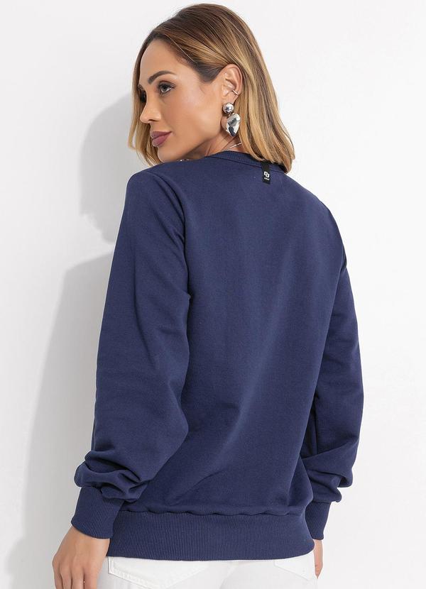 Colcci - Blusão Moletom Azul 2