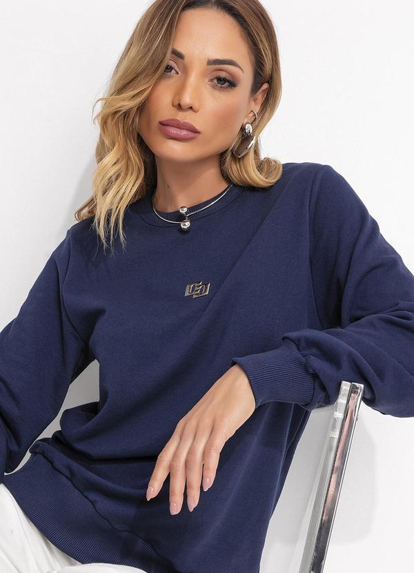 Colcci - Blusão Moletom Azul 3