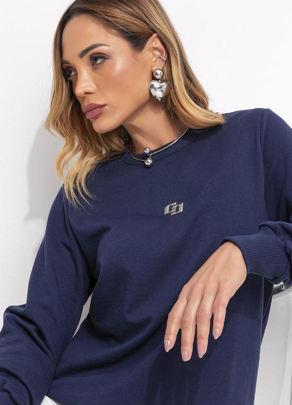 Colcci - Blusão Moletom Azul 4