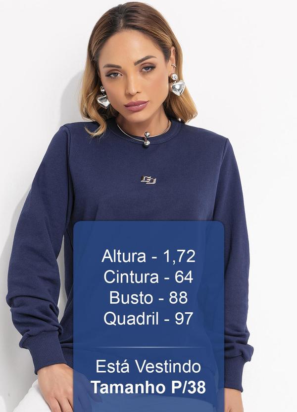 Colcci - Blusão Moletom Azul 5