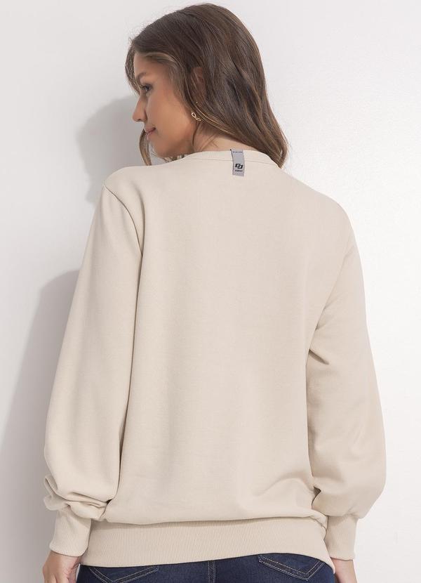 Colcci - Blusão Moletom Bege 2