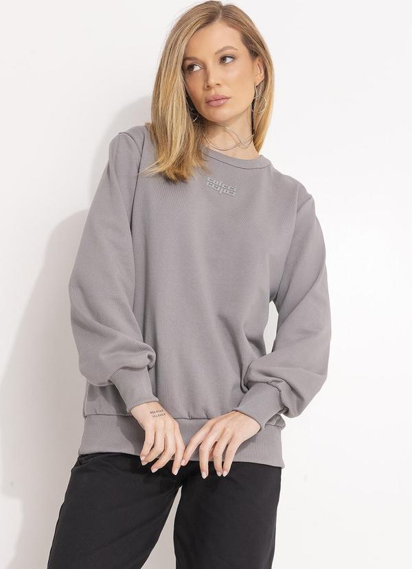 Colcci - Blusao Moletom Cinza 6