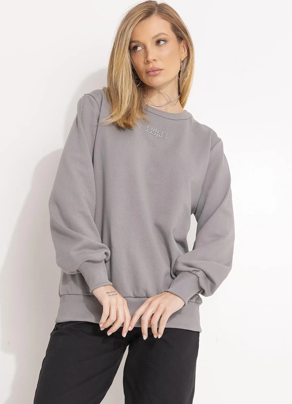 Colcci - Blusao Moletom Cinza 6