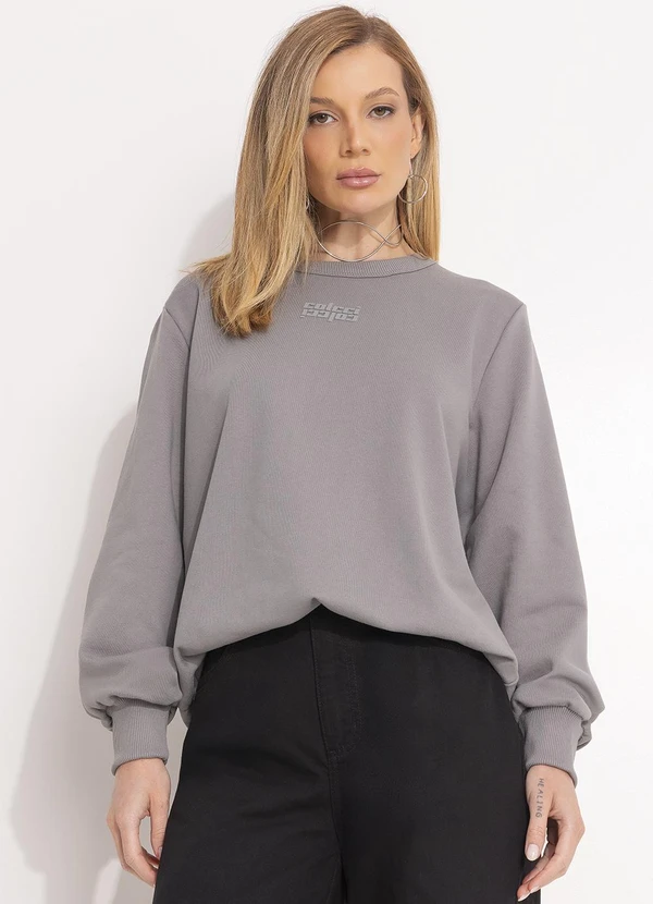 Colcci - Blusao Moletom Cinza 7