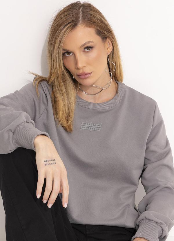 Colcci - Blusao Moletom Cinza 8