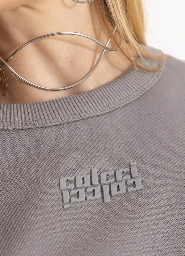 Colcci - Blusao Moletom Cinza 9