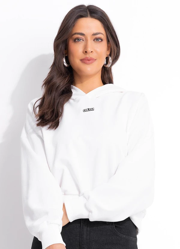 Colcci - Blusão Moletom com Capuz Off White 3