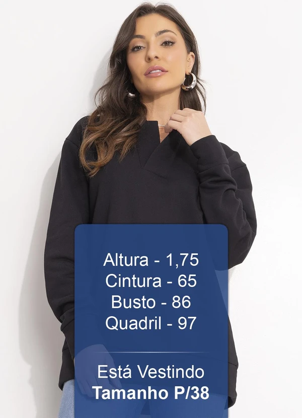 Colcci - Blusão Moletom com Capuz Preto 5