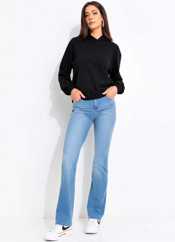 Colcci - Blusão Moletom com Capuz Preto 3