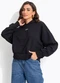 Colcci - Blusão Moletom com Capuz Off White - variação: Preto