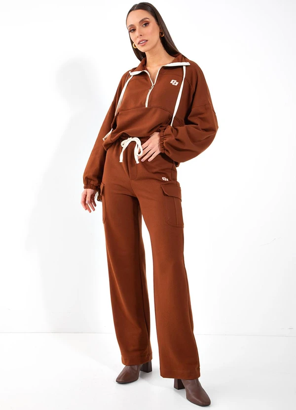 Colcci - Blusão Moletom Marrom 3