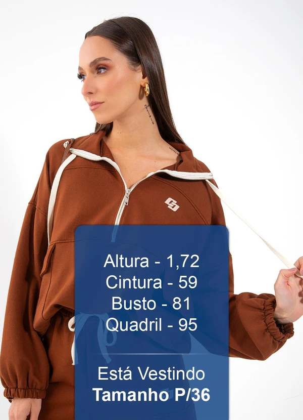 Colcci - Blusão Moletom Marrom 5