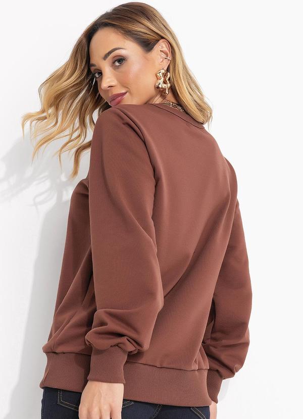 Colcci - Blusao Moletom Marrom 2