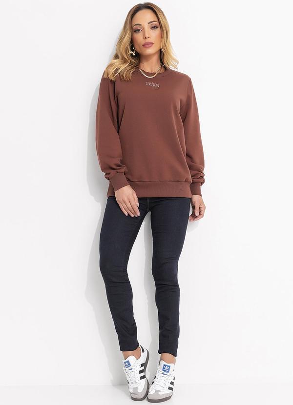 Colcci - Blusao Moletom Marrom 3