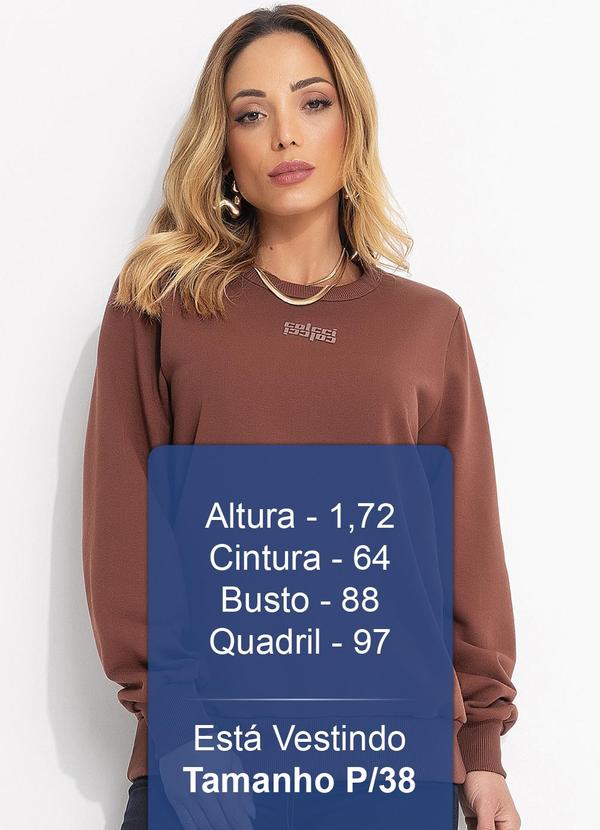 Colcci - Blusao Moletom Marrom 5