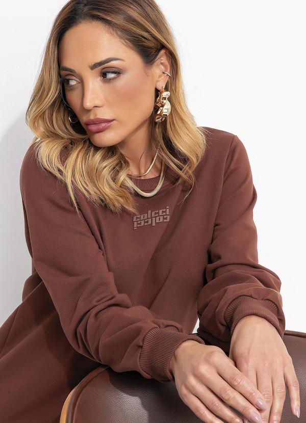 Colcci - Blusao Moletom Marrom 6