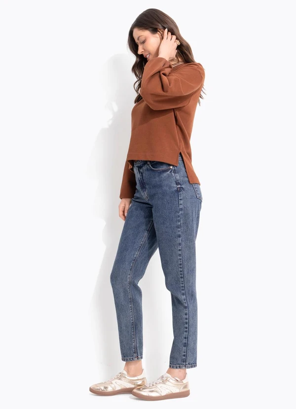 Colcci - Blusão Moletom Marrom 5