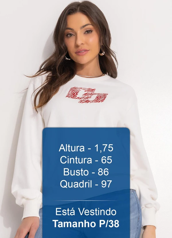 Colcci - Blusão Moletom Off White 5