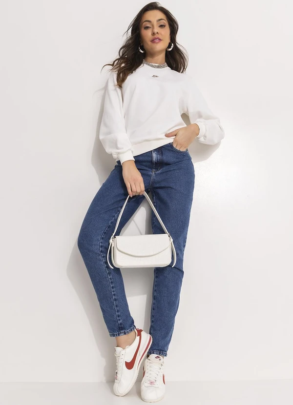 Colcci - Blusão Moletom Off White 3