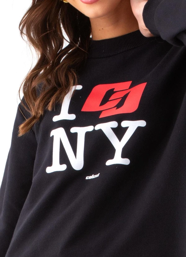 Colcci - Blusão Moletom Preto 6