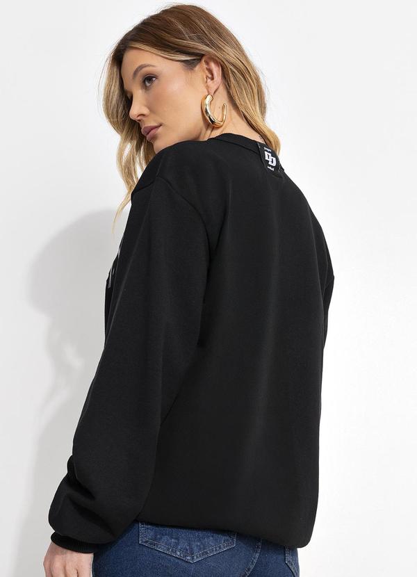 Colcci - Blusão Moletom Preto 2