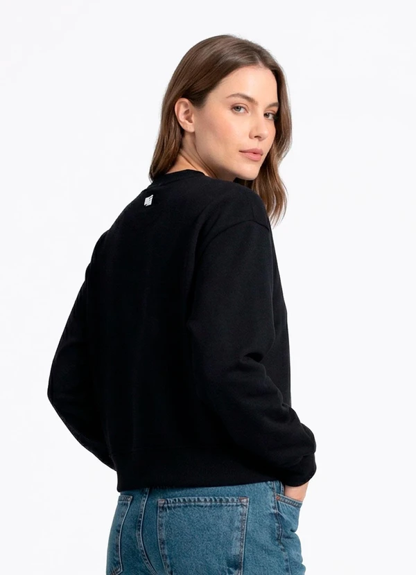 Colcci - Blusão Moletom Preto 6