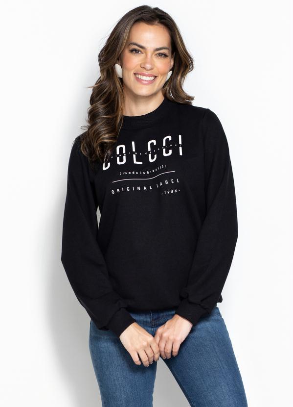 Colcci - Blusão Moletom Preto