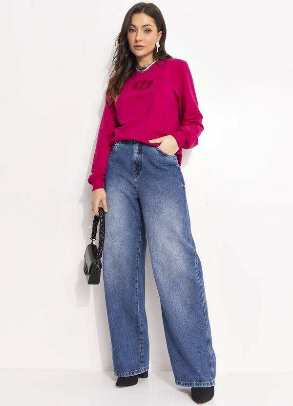 Colcci - Blusão Moletom Rosa 3