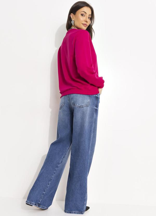 Colcci - Blusão Moletom Rosa 4