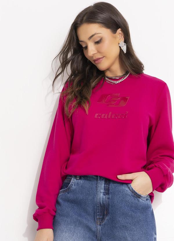 Colcci - Blusão Moletom Rosa 6