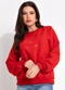 Colcci - Blusão Moletom Vermelho - variação: Vermelho