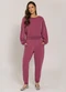 Sofie - Blusão Oversized de Moletom Estonado Roxo - variação: Roxo
