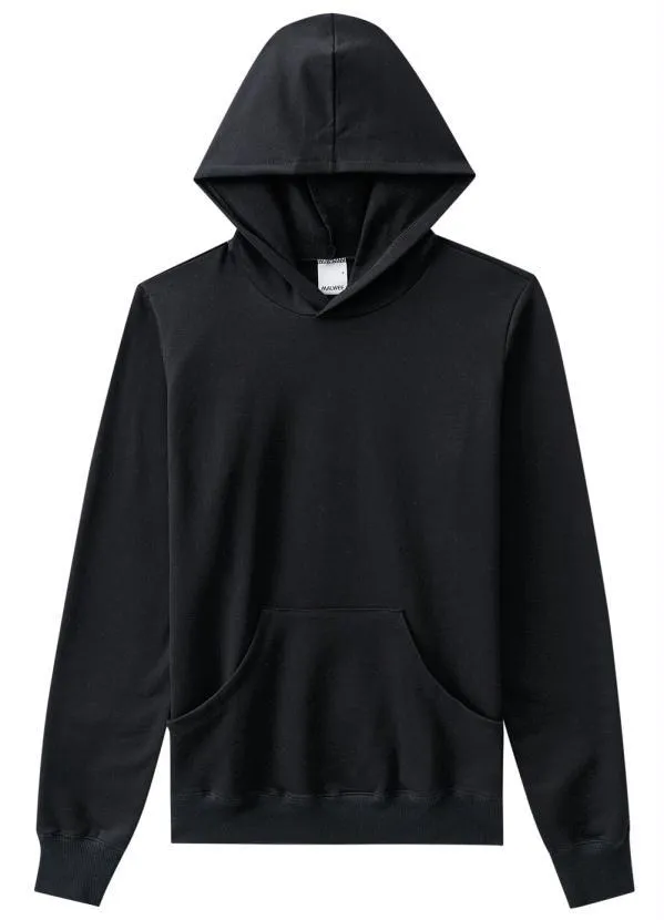 Malwee - Blusão Preto com Capuz em Moletom 3