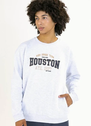 Soft Bonni - Blusão Teen em Moletom Cinza - SOFT BONNI