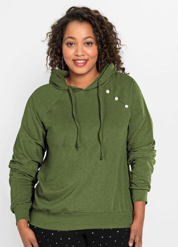 Outlet - Casaco com Capuz Verde 4