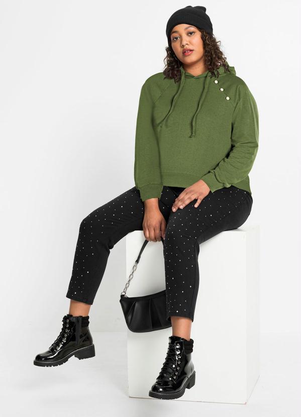 Outlet - Casaco com Capuz Verde 6