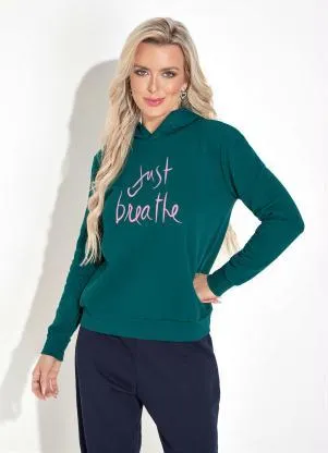 Moda Pop - Casaco com Gorro Verde - MODA POP