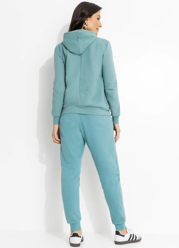 Moda Pop - Casaco com Touca Verde 4