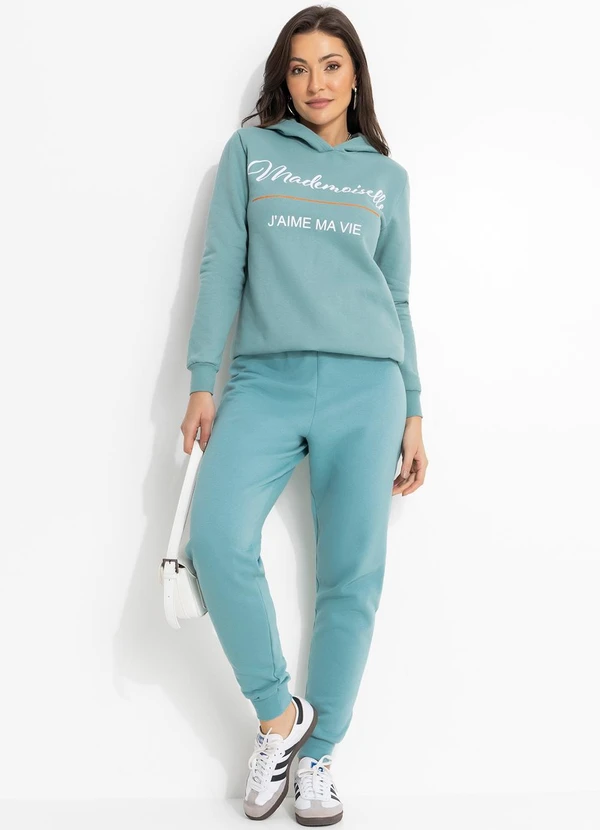 Moda Pop - Casaco com Touca Verde 5