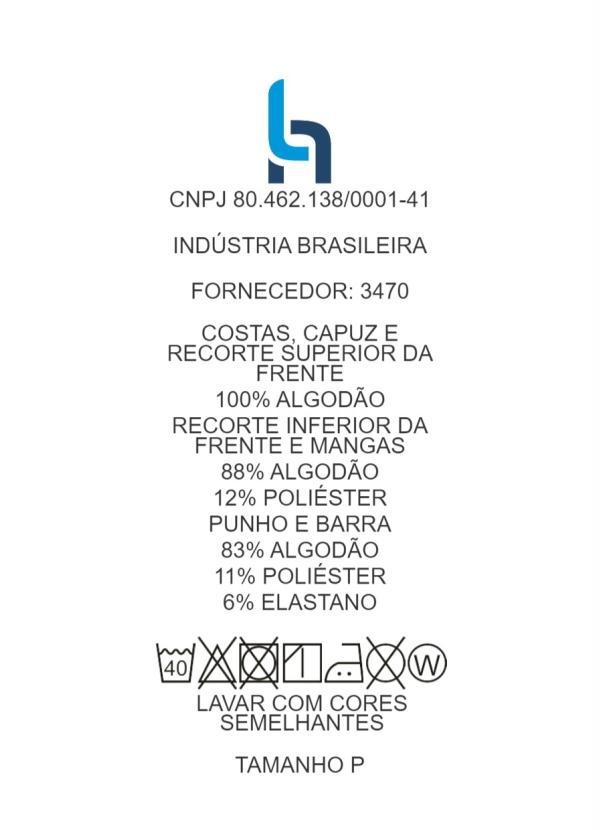 Moda Pop - Casaco de Moletinho com Touca Mescla 5