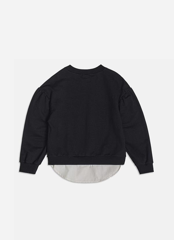 Momi - Casaco de Moletom Estampado Preto 2