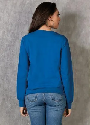 Moda Pop - Casaco em Moletinho Royal com Estampa - MODA POP