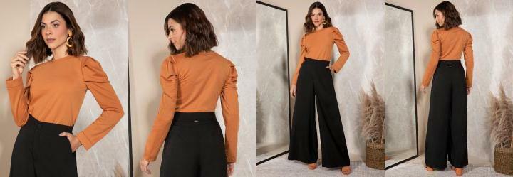 Casaco Ferrugem em Moletinho