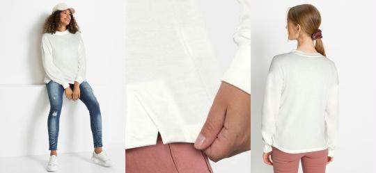 Casaco Manga Longa Off White